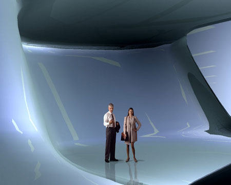 Digital  model, interior view