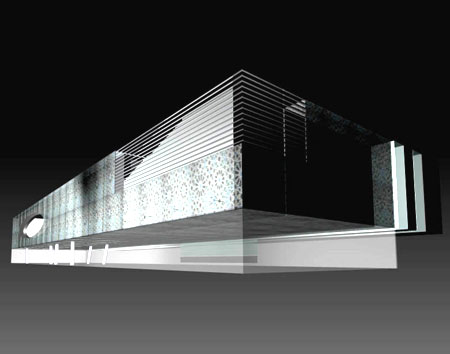Digital  model, exterior view