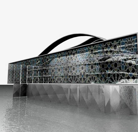 Digital  model, exterior view