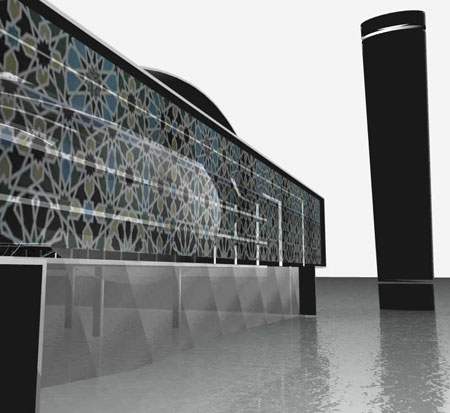 Digital  model, exterior view