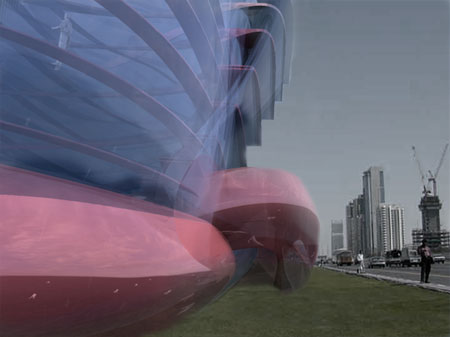 Exterior urban collage