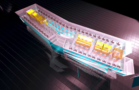 Diagrammatic model of office layout