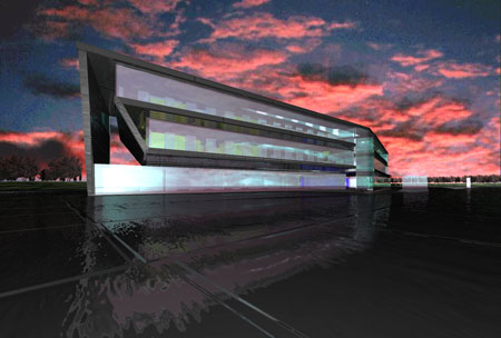 Digital  model, exterior view