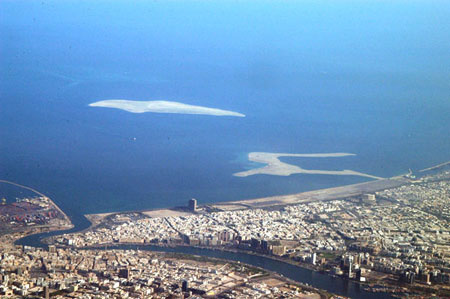 Dubai coast