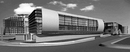 Digital  model, exterior view