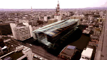 Exterior urban view