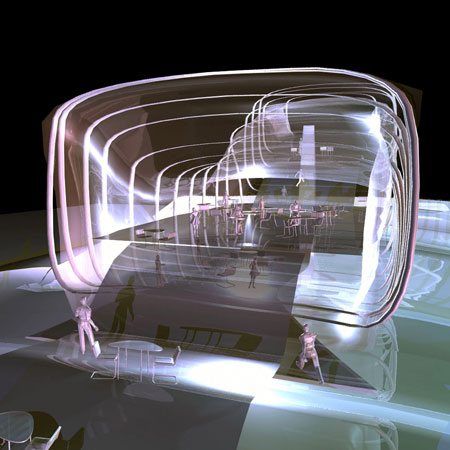 Exterior view of the interior